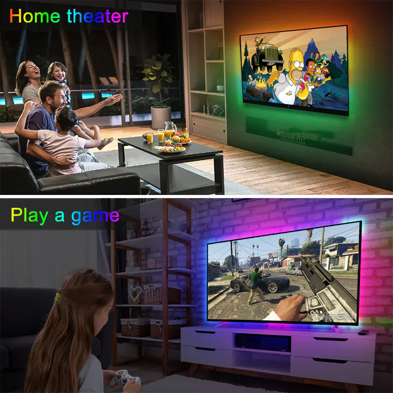RGB LED TV Backlight Kit with USB Infrared Control