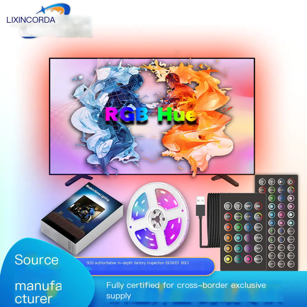 RGB LED TV Backlight Kit with USB Infrared Control