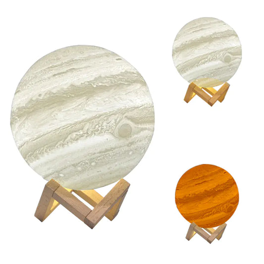 3D Printed Moon Lamp - Jupiter Night Light